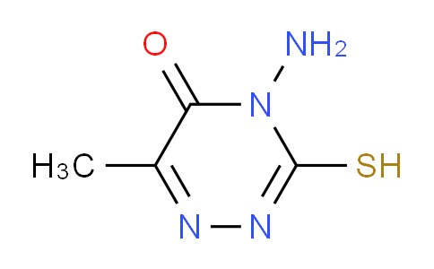 CAS No. 22278-81-5, 4-Amino-3-mercapto-6-methyl-1,2,4-triazin-5(4H)-one