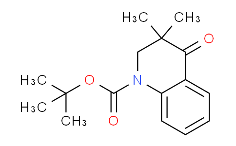 CAS No. 179898-81-8, tert-Butyl 3,3-dimethyl-4-oxo-3,4-dihydroquinoline-1(2H)-carboxylate