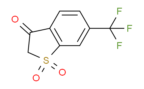 CAS No. 1800430-79-8, 6-(Trifluoromethyl)benzo[b]thiophen-3(2H)-one 1,1-Dioxide