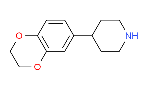 CAS No. 180160-94-5, 4-(2,3-Dihydrobenzo[b][1,4]dioxin-6-yl)piperidine