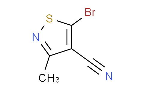 CAS No. 1803561-46-7, 5-Bromo-3-methylisothiazole-4-carbonitrile
