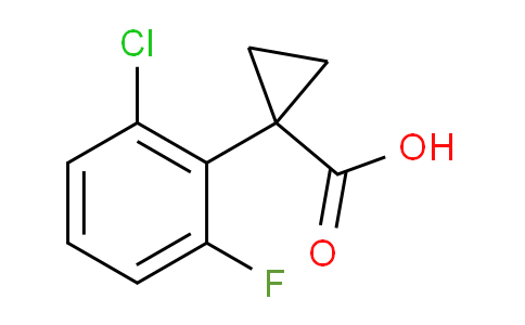 CAS No. 1006876-25-0, 1-(2-Chloro-6-fluorophenyl)cyclopropanecarboxylic Acid