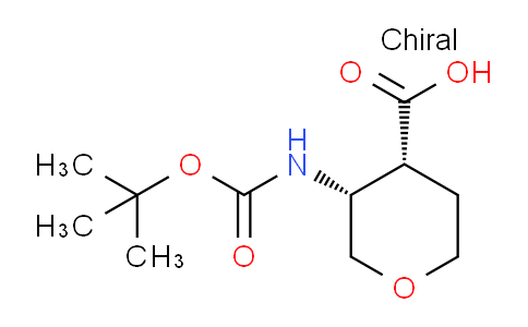 1006891-33-3 | CIS-3-BOC-AMINO-TETRAHYDROPYRAN-4-CARBOXYLIC ACID