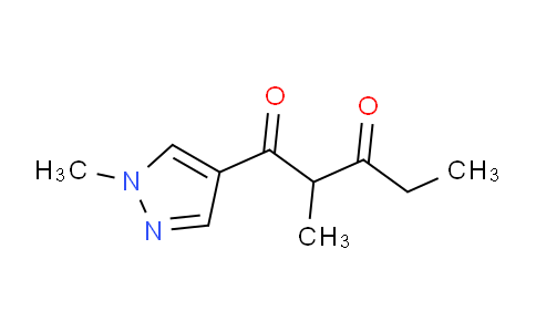 CAS No. 1007519-59-6, 2-Methyl-1-(1-methyl-1H-pyrazol-4-yl)pentane-1,3-dione