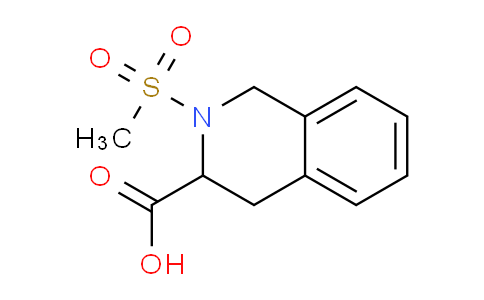 CAS No. 1007984-74-8, 2-(Methylsulfonyl)-1,2,3,4-tetrahydroisoquinoline-3-carboxylic acid