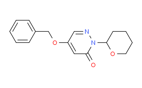 CAS No. 1008517-75-6, 5-(Benzyloxy)-2-(2-tetrahydropyranyl)pyridazin-3(2H)-one