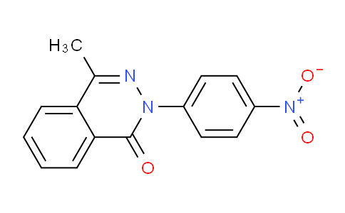 CAS No. 100864-77-5, 4-Methyl-2-(4-nitrophenyl)phthalazin-1(2H)-one
