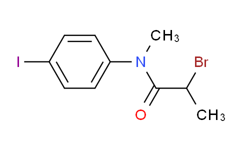 CAS No. 1487421-98-6, 2-Bromo-N-(4-iodophenyl)-N-methylpropanamide