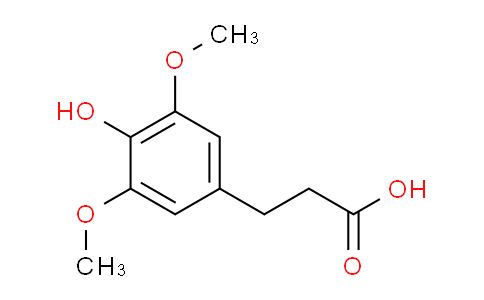 CAS No. 14897-78-0, 3-(4-Hydroxy-3,5-dimethoxyphenyl)propanoic Acid