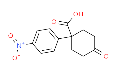 CAS No. 1408074-40-7, 1-(4-Nitrophenyl)-4-oxocyclohexanecarboxylic Acid