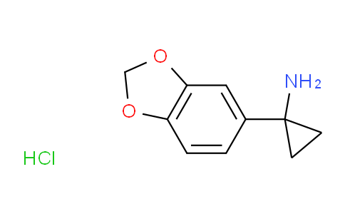 CAS No. 1421604-95-6, 1-(1,3-Benzodioxol-5-yl)cyclopropanamine Hydrochloride