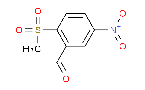 CAS No. 1423037-20-0, 2-Methanesulfonyl-5-nitrobenzaldehyde
