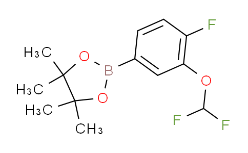 CAS No. 1641580-18-8, 2-(3-(Difluoromethoxy)-4-fluorophenyl)-4,4,5,5-tetramethyl-1,3,2-dioxaborolane