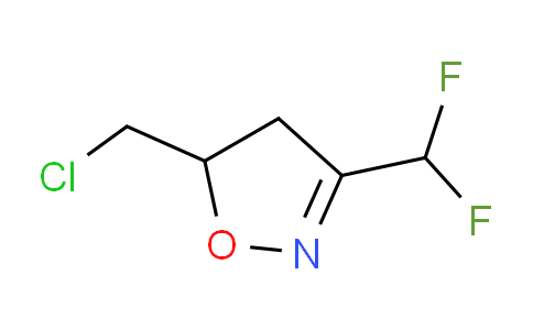 CAS No. 1627893-90-6, 5-(Chloromethyl)-3-(difluoromethyl)-4,5-dihydroisoxazole