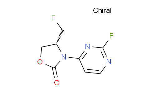 CAS No. 1628806-32-5, (R)-4-(Fluoromethyl)-3-(2-fluoropyrimidin-4-yl)oxazolidin-2-one
