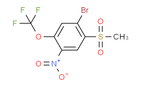 CAS No. 1403483-61-3, 1-Bromo-2-methanesulfonyl-4-nitro-5-(trifluoromethoxy)benzene