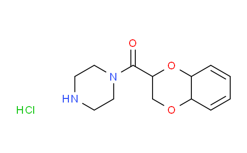 CAS No. 1404192-16-0, Piperazin-1-yl(2,3,4a,8a-tetrahydrobenzo[b][1,4]dioxin-2-yl)methanone hydrochloride