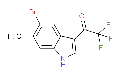 CAS No. 1404531-90-3, 1-(5-Bromo-6-methyl-3-indolyl)-2,2,2-trifluoroethanone