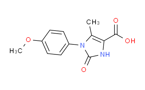 CAS No. 14058-87-8, 1-(4-Methoxyphenyl)-5-methyl-2-oxo-2,3-dihydro-1H-imidazole-4-carboxylic acid