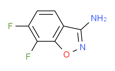CAS No. 268734-40-3, 6,7-Difluorobenzo[d]isoxazol-3-amine