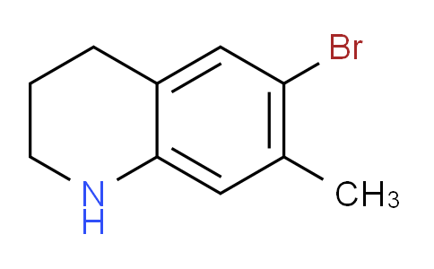 CAS No. 1782433-03-7, 6-Bromo-7-methyl-1,2,3,4-tetrahydroquinoline