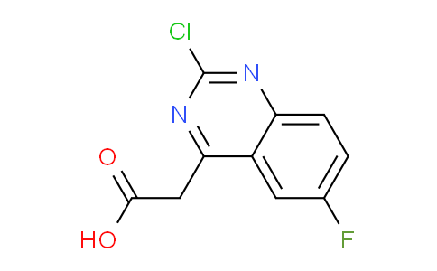 CAS No. 1784510-27-5, 2-Chloro-6-fluoroquinazoline-4-acetic Acid