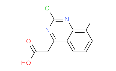 CAS No. 1784613-17-7, 2-Chloro-8-fluoroquinazoline-4-acetic Acid