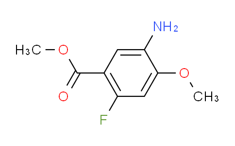 CAS No. 1785259-87-1, Methyl 5-Amino-2-fluoro-4-methoxybenzoate