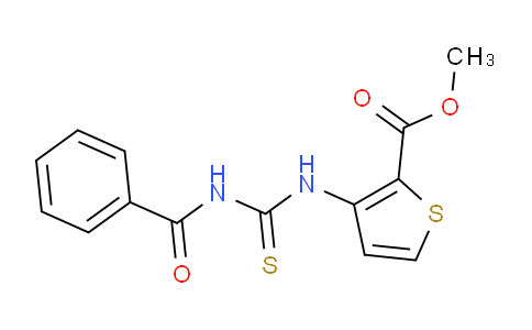CAS No. 178675-17-7, Methyl 3-(3-benzoylthioureido)thiophene-2-carboxylate