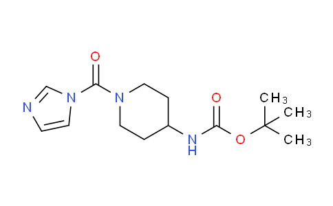 CAS No. 1417361-64-8, tert-Butyl (1-(1H-imidazole-1-carbonyl)piperidin-4-yl)carbamate