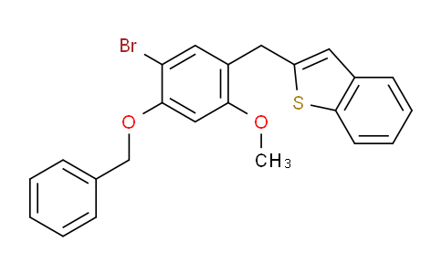 CAS No. 1625667-62-0, 2-(4-(Benzyloxy)-5-bromo-2-methoxybenzyl)benzo[b]thiophene