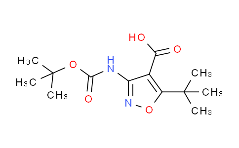 CAS No. 1065075-72-0, 3-(BOC-AMINO)-5-TERT-BUTYLISOXAZOLE-4-CARBOXYLIC ACID