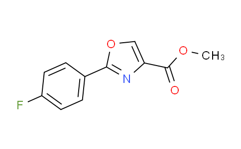 CAS No. 1065102-64-8, Methyl 2-(4-fluorophenyl)oxazole-4-carboxylate