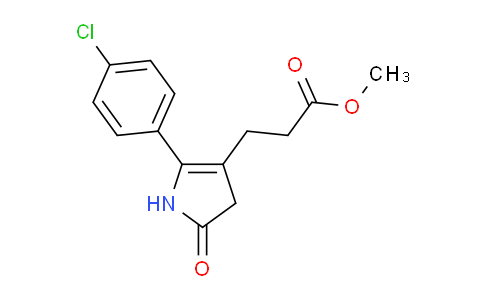 CAS No. 198063-87-5, Methyl 3-(2-(4-chlorophenyl)-5-oxo-4,5-dihydro-1H-pyrrol-3-yl)propanoate