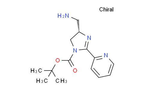 CAS No. 1984062-26-1, (S)-tert-Butyl 4-(aminomethyl)-2-(pyridin-2-yl)-4,5-dihydro-1H-imidazole-1-carboxylate