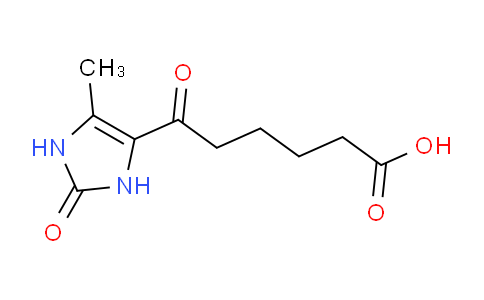 CAS No. 19920-34-4, 6-(5-Methyl-2-oxo-2,3-dihydro-1H-imidazol-4-yl)-6-oxohexanoic acid