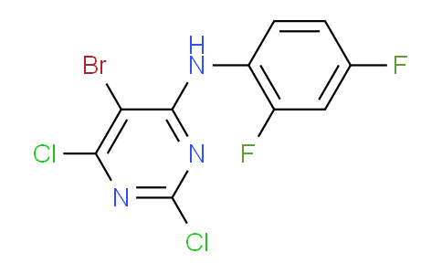 CAS No. 2171305-30-7, 5-Bromo-2,6-dichloro-N-(2,4-difluorophenyl)-4-pyrimidinamine