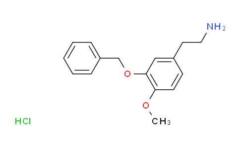 CAS No. 148223-47-6, 2-(3-BENZYLOXY-4-METHOXY-PHENYL)-ETHYLAMINE HCL