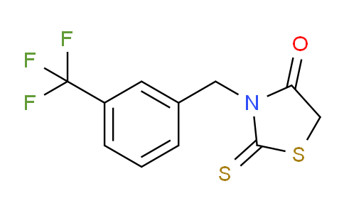 CAS No. 1482462-71-4, 2-Thioxo-3-[3-(trifluoromethyl)benzyl]-4-thiazolidinone