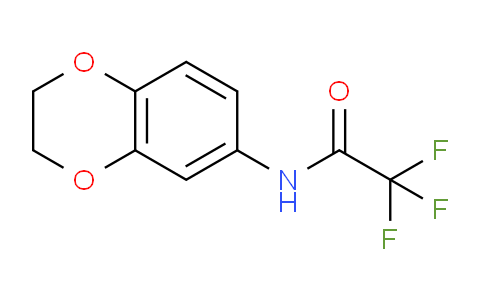 CAS No. 256411-48-0, N-(2,3-Dihydrobenzo[b][1,4]dioxin-6-yl)-2,2,2-trifluoroacetamide