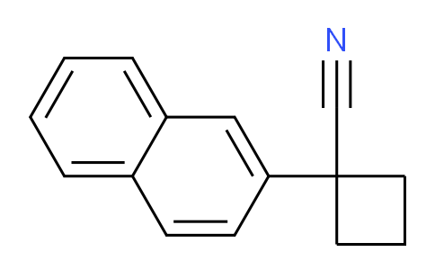 CAS No. 161190-37-0, 1-(2-Naphthyl)cyclobutanecarbonitrile