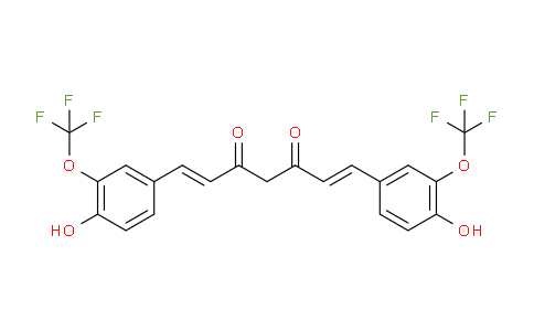 CAS No. 1657023-39-6, (1E,6E)-1,7-Bis[4-hydroxy-3-(trifluoromethoxy)phenyl]-1,6-heptadiene-3,5-dione