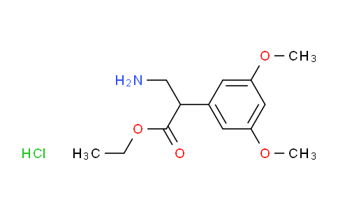 DY811842 | 264188-51-4 | ETHYL 3-AMINO-2-(3,5-DIMETHOXYPHENYL)PROPANOATE HCL
