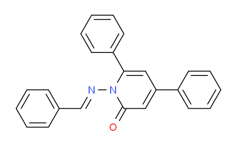 CAS No. 26478-99-9, 1-(Benzylideneamino)-4,6-diphenylpyridin-2(1H)-one
