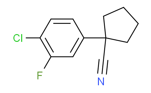 CAS No. 2167567-74-8, 1-(4-Chloro-3-fluorophenyl)cyclopentanecarbonitrile