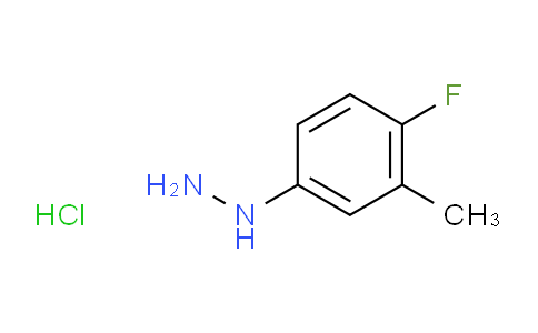 CAS No. 21686-17-9, (4-Fluoro-3-methylphenyl)hydrazine hydrochloride