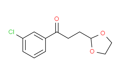 DY811880 | 147030-62-4 | 1-(3-Chlorophenyl)-3-(1,3-dioxolan-2-yl)propan-1-one