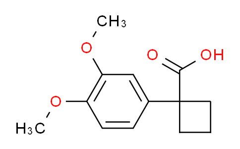 CAS No. 147406-22-2, 1-(3,4-Dimethoxyphenyl)cyclobutanecarboxylic Acid