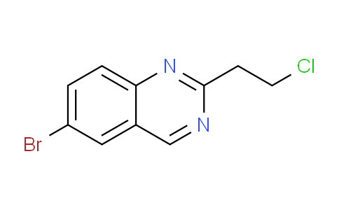 CAS No. 1934521-46-6, 6-Bromo-2-(2-chloroethyl)quinazoline