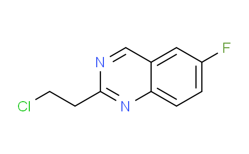 CAS No. 1936487-62-5, 2-(2-Chloroethyl)-6-fluoroquinazoline